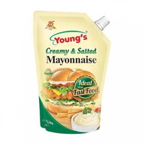 YOUNG`S CREAMY MAYONNAISE 1LITRE
